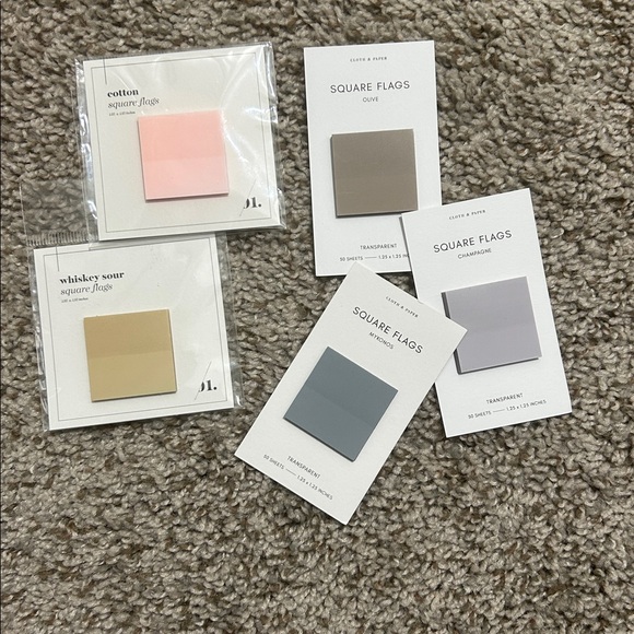 Square Flags Sticky Notes Set - Picture 2 of 2